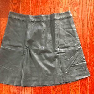 Hollister leather skirt